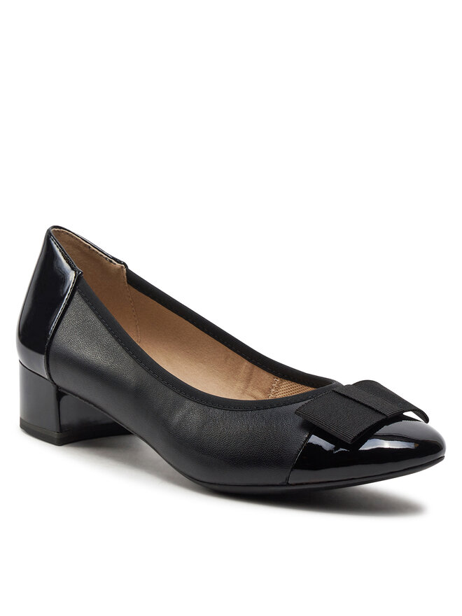 Caprice Baleriny Caprice 9-22307-42 Czarny