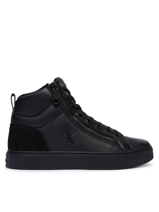 Sneakersy Calvin Klein Classic Cup Mid Laceup Zip Lth