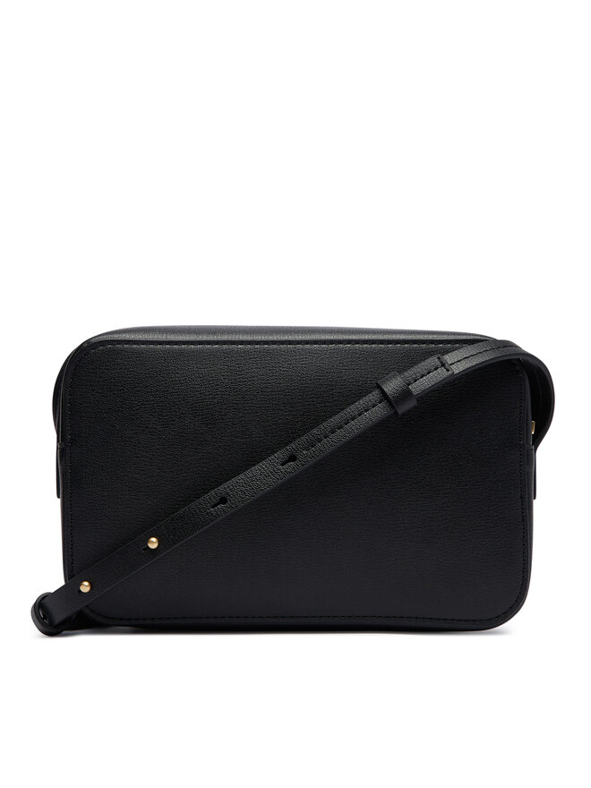 Calvin Klein Handtasche Calvin Klein Foil Logo Elongated Camera Bag LV04F3276G Schwarz