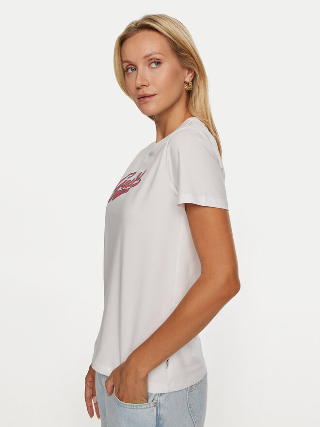 Guess Jeans Guess Jeans Camiseta W4YI13 J1314 Blanco Regular Fit