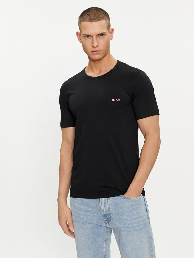 HUGO Hugo Набір з 3 футболок 50480088 Чорний Regular Fit