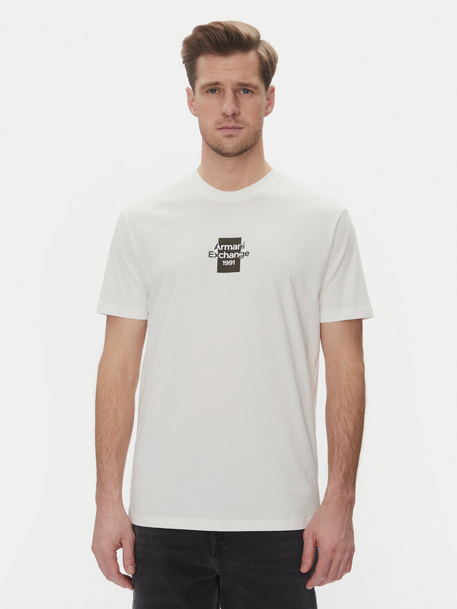 Armani Exchange Armani Exchange Camiseta XM000767 AF12308 U0009 Blanco Regular Fit