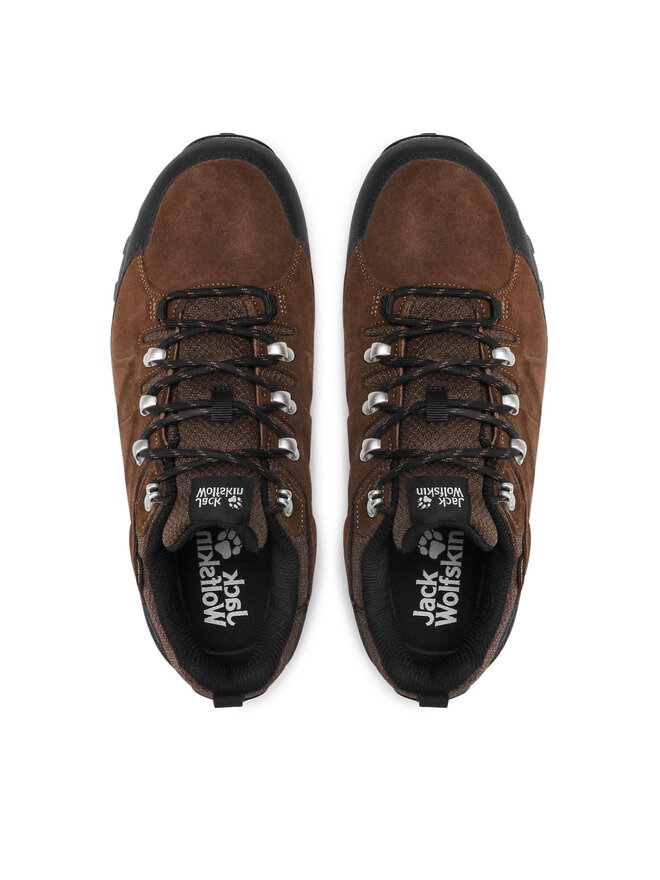 Jack Wolfskin Trekkingi Jack Wolfskin Refugio Texapore Low M 4049851 Brązowy