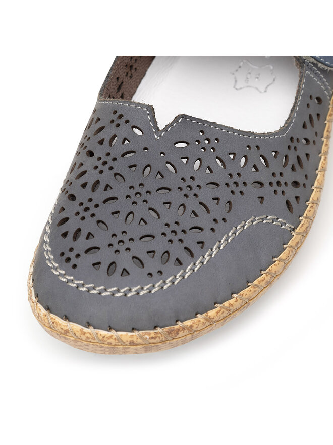 Rieker Halbschuhe Rieker 44896-15 Blau