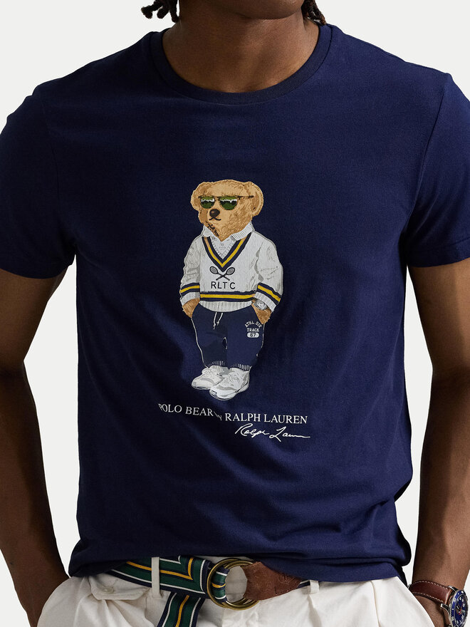 Polo Ralph Lauren Polo Ralph Lauren T-Shirt 710973137003 Dunkelblau Slim Fit