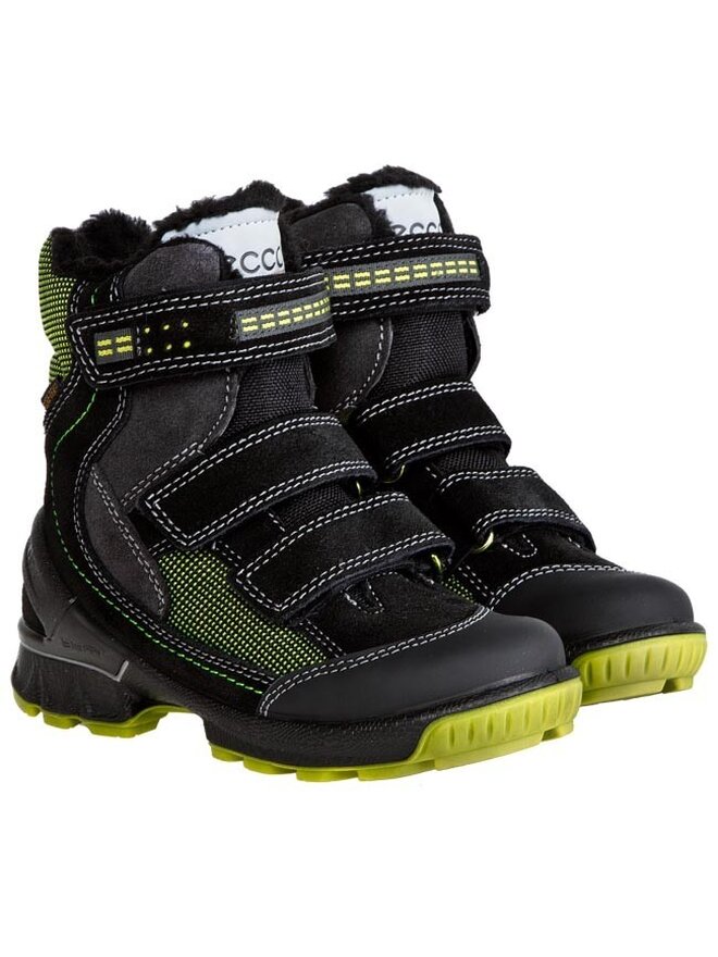 niegowce ECCO Biom Hike Kids 70301258137 Czarny eobuwie .pl