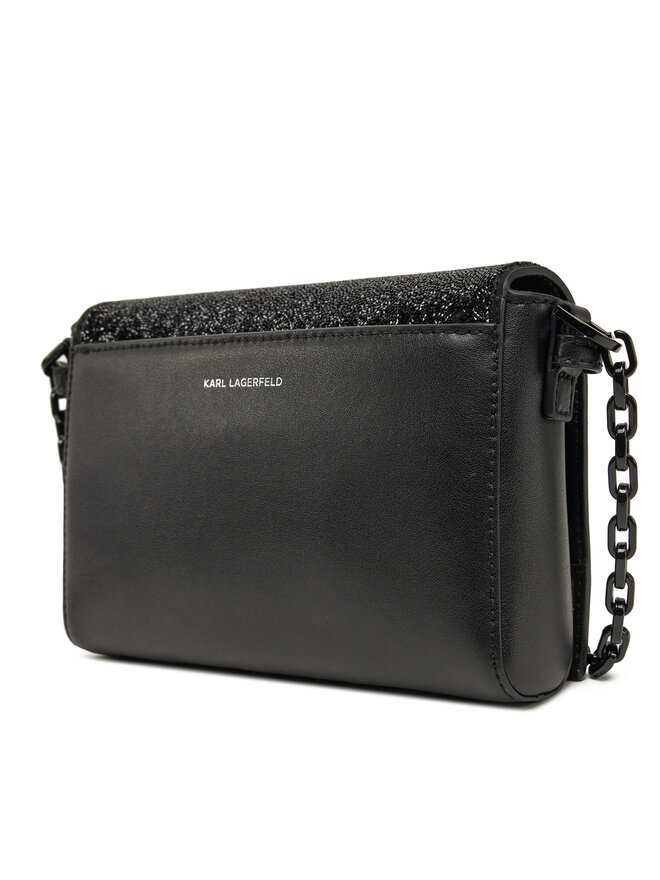 KARL LAGERFELD Ročna torba KARL LAGERFELD A1W30180 Črna