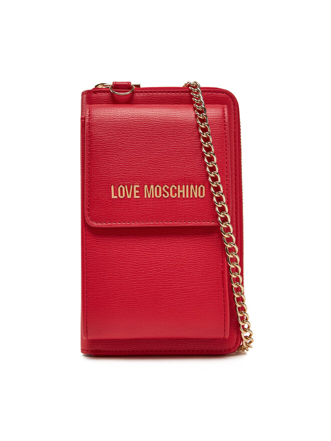 LOVE MOSCHINO Rankinė telefonui LOVE MOSCHINO JC5701PP1MLD0500 Raudona