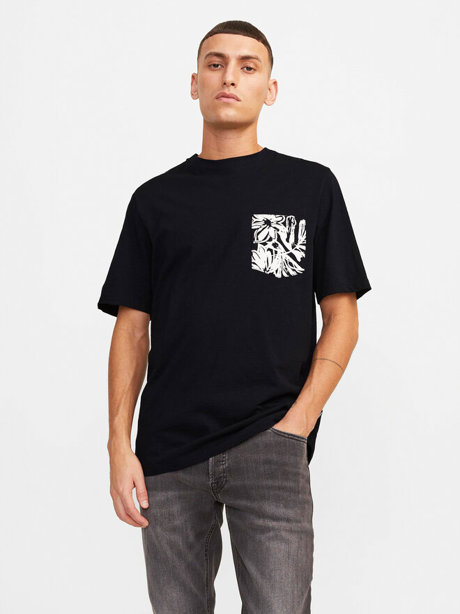 Jack&Jones Jack&Jones Marškinėliai Lafayette 12250435 Juoda Standard Fit