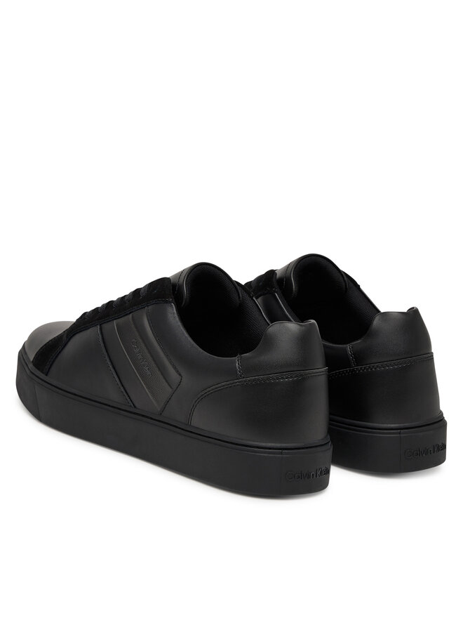 Calvin Klein Sneakers Calvin Klein Classic Cupsole Laceup Tape Lth2 YM0YM01448 Schwarz