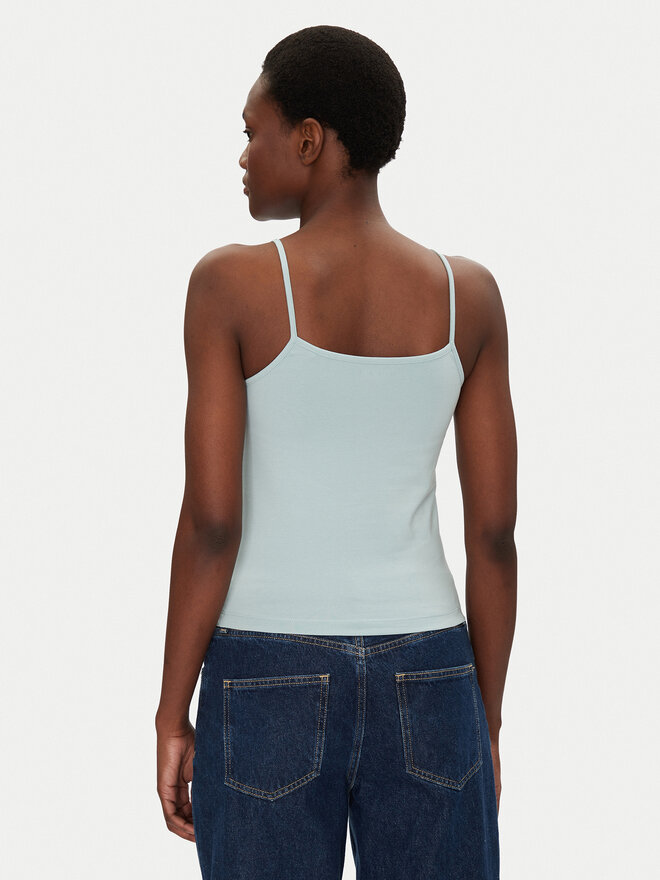 Calvin Klein Jeans Calvin Klein Jeans Top Monologo J20J223105 Blu Slim Fit