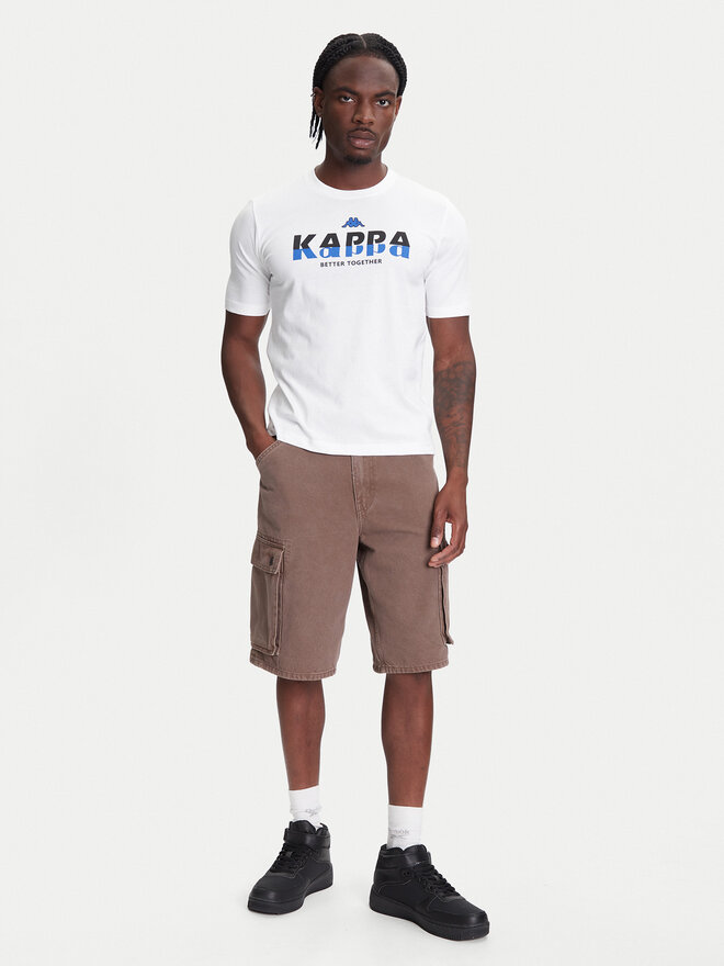 Kappa Kappa Marškinėliai 351U8KW 001 Balta Regular Fit