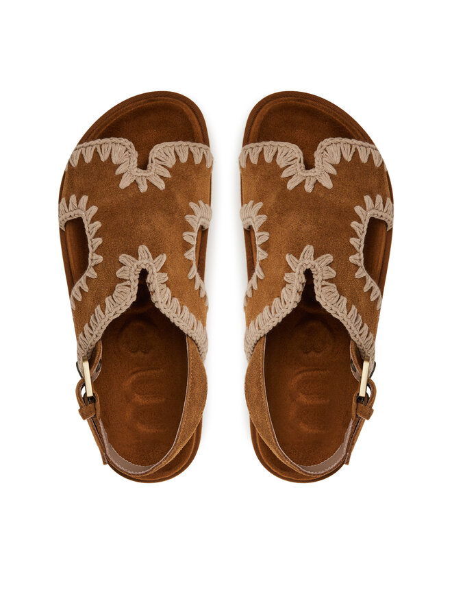 Mou Sandali Mou Low bio sandal MU.SW631006A Rjava