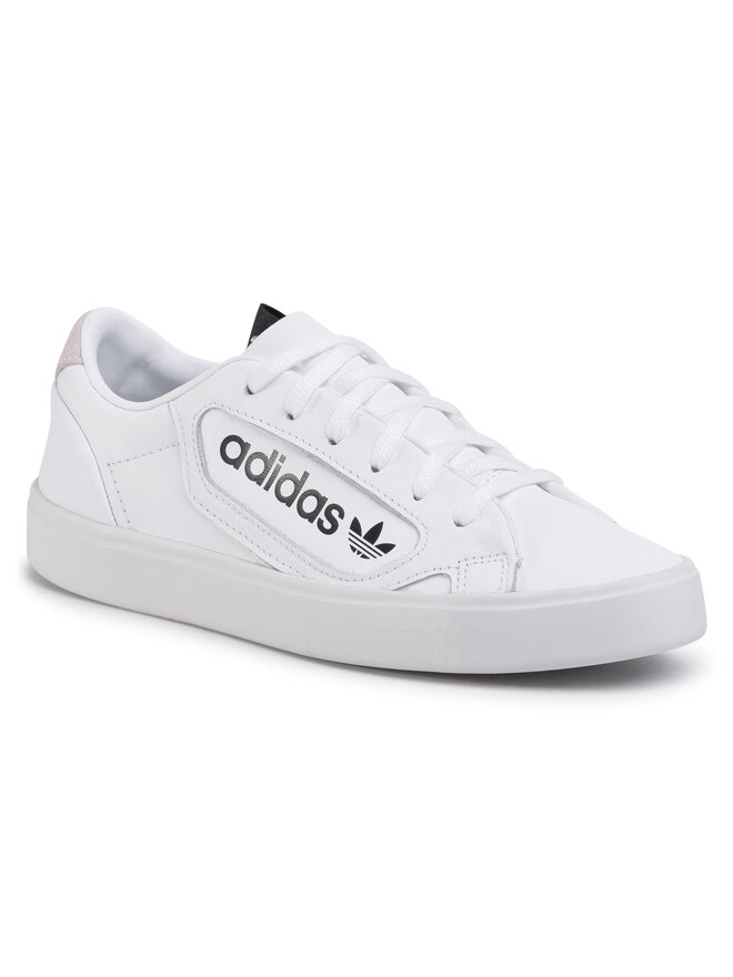 Sneakersy adidas Sleek W EF4935 Bia y eobuwie .pl