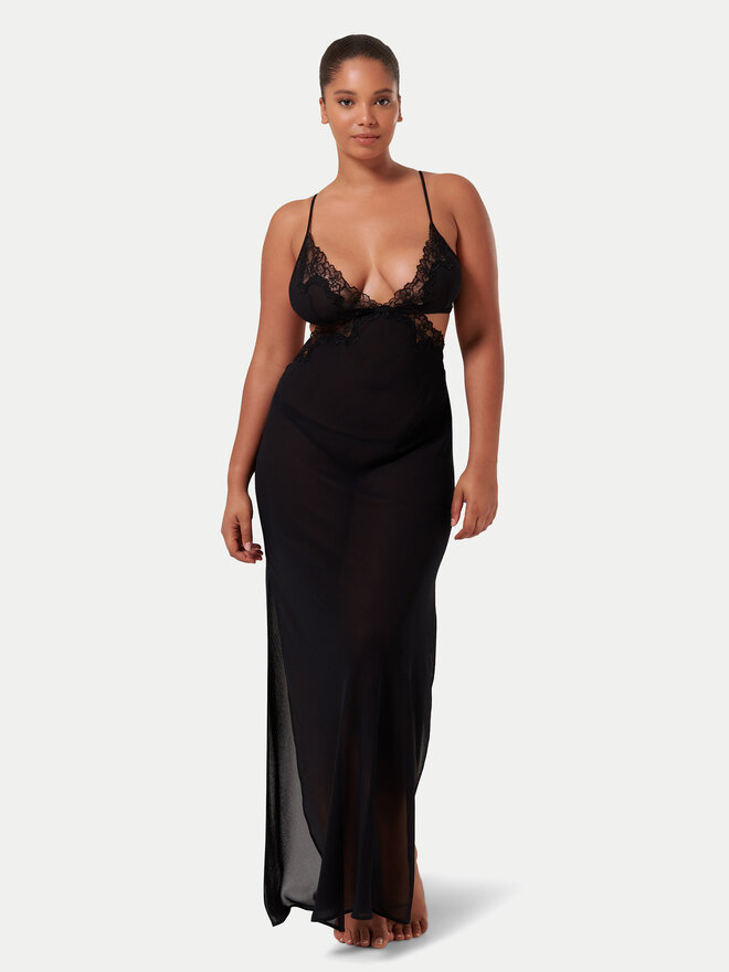 Bluebella Bluebella Νυχτικό Julianne 42409 Μαύρο Basic Fit