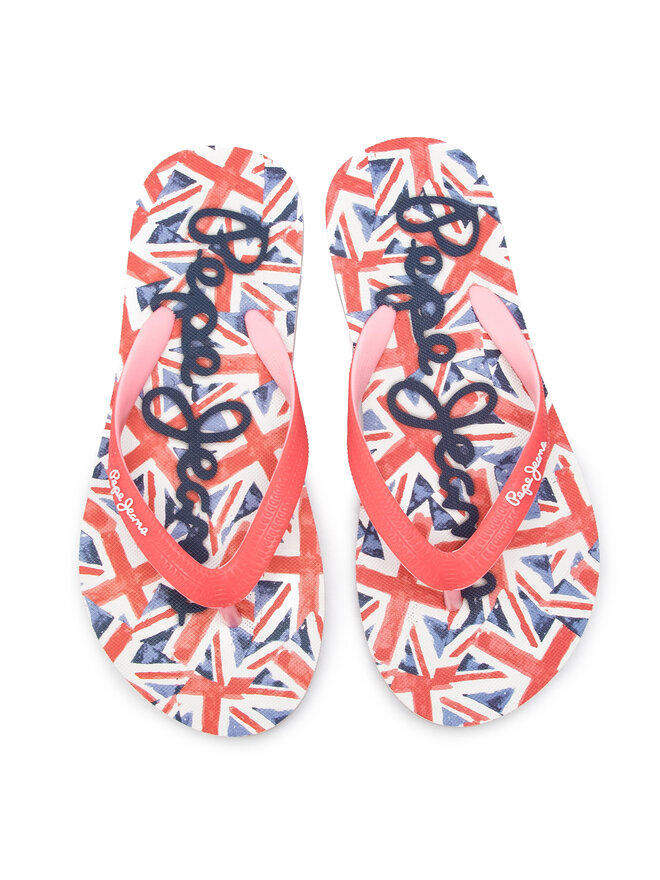 Pepe Jeans Japonki Pepe Jeans Beach Uk PGS70027 Czerwony