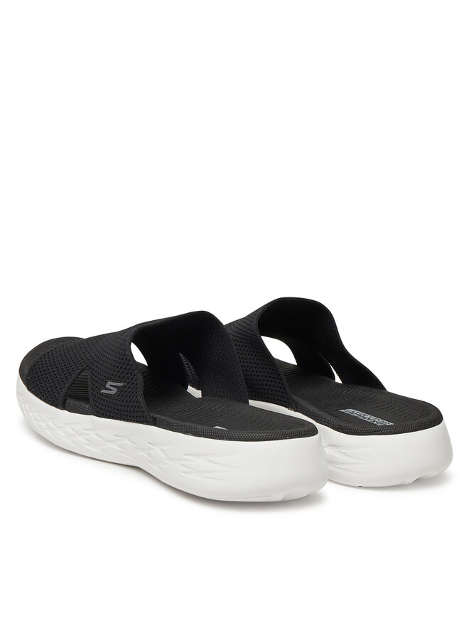 Skechers Παντόφλες Skechers On-The-Go 600-Oceanside 140003/BKW Μαύρο