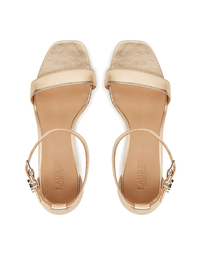 LAUREN RALPH LAUREN Sandały LAUREN RALPH LAUREN Logan 802935562004 Złoty