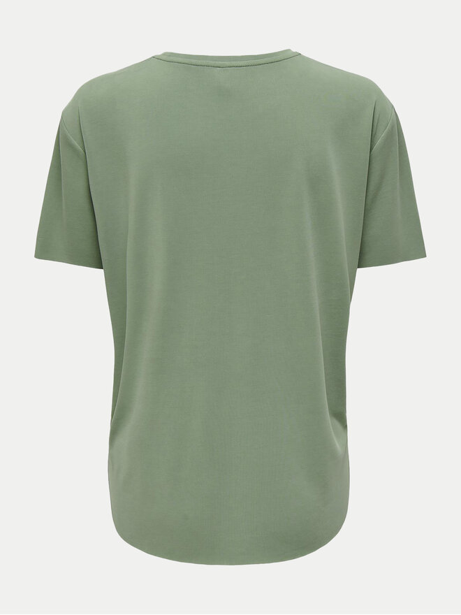 ONLY ONLY Camiseta Free 15325533 Verde Regular Fit