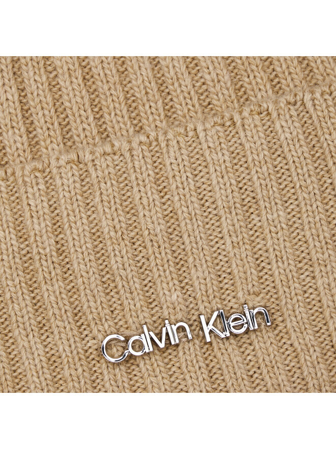 Calvin Klein Σκούφος Calvin Klein Ck Must Logo Beanie K60K611401 Γκρι