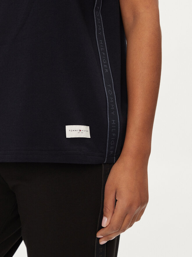 Tommy Hilfiger Tommy Hilfiger Póló UW0UW04873 Sötétkék Relaxed Fit