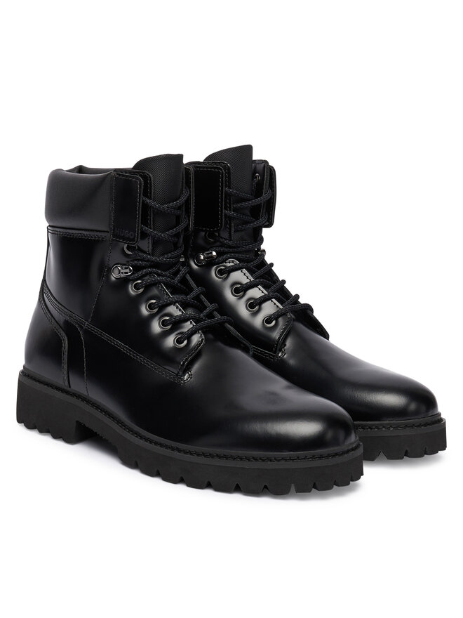 HUGO Schnürschuhe HUGO Draven 50552712 Schwarz