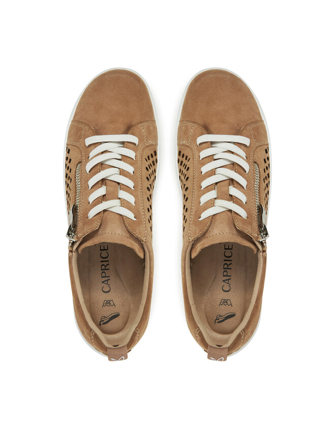 Caprice Sneakersy Caprice 9-23503-44 Brązowy