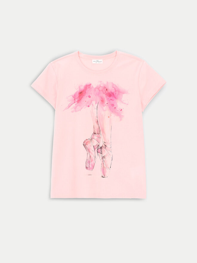 Coccodrillo Coccodrillo Camiseta ZC4143201VGA Rosa Regular Fit