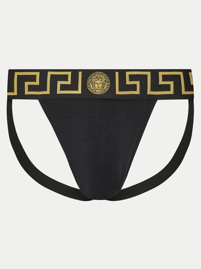 Versace Versace Σλιπ Jock Strap AUU01017 1A10011 Μαύρο
