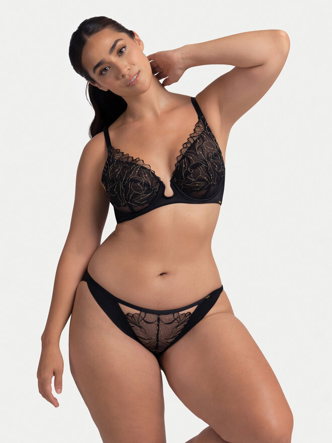 Dorina Dorina Liemenėlė su lankeliais Ainsley FXWB0057EM021 Juoda