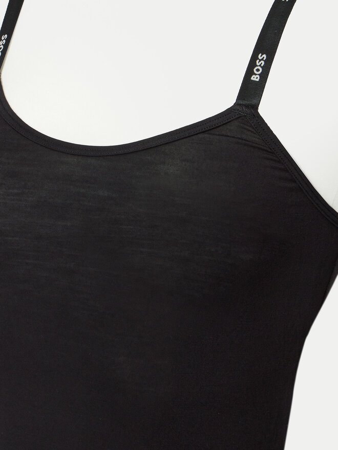 BOSS Boss Топ 50515379 Чорний Regular Fit