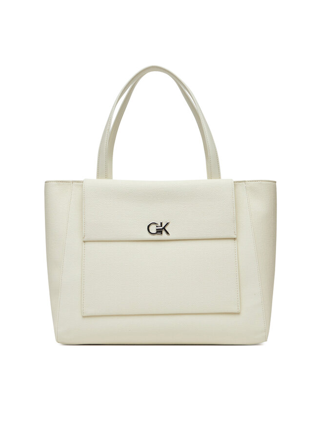 Calvin Klein Soma Calvin Klein Ck Medium Shopper_Tex K60K613178 Balts