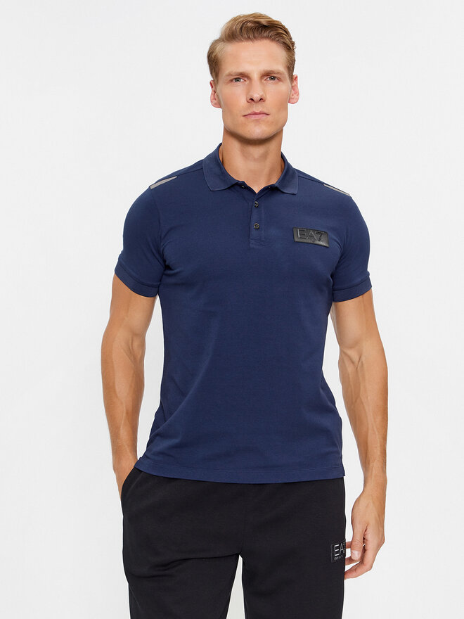 EA7 Emporio Armani EA7 Emporio Armani Pólóing 6RPF78 PJBVZ 1554 Sötétkék Regular Fit