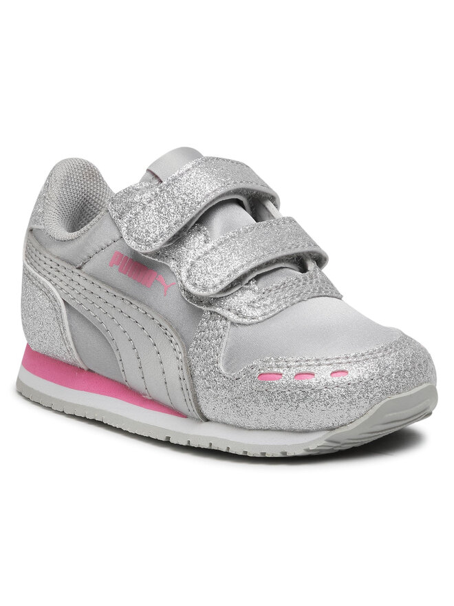 Sneakers Puma Cabana Racer Glitz V Inf 370986 08 Argent chaussures