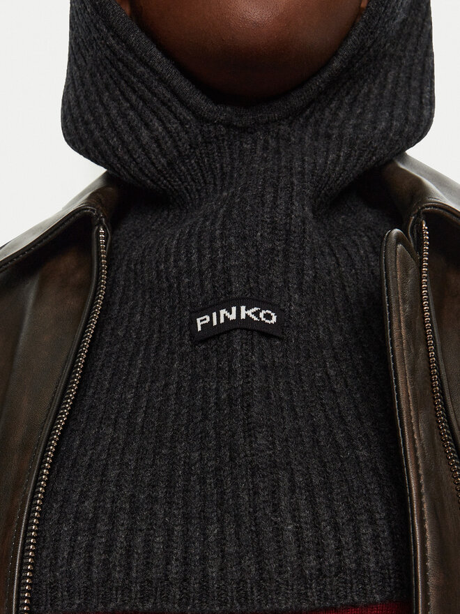 PINKO Tunelová šála Pinko Balaclava 104327 A27B Šedá