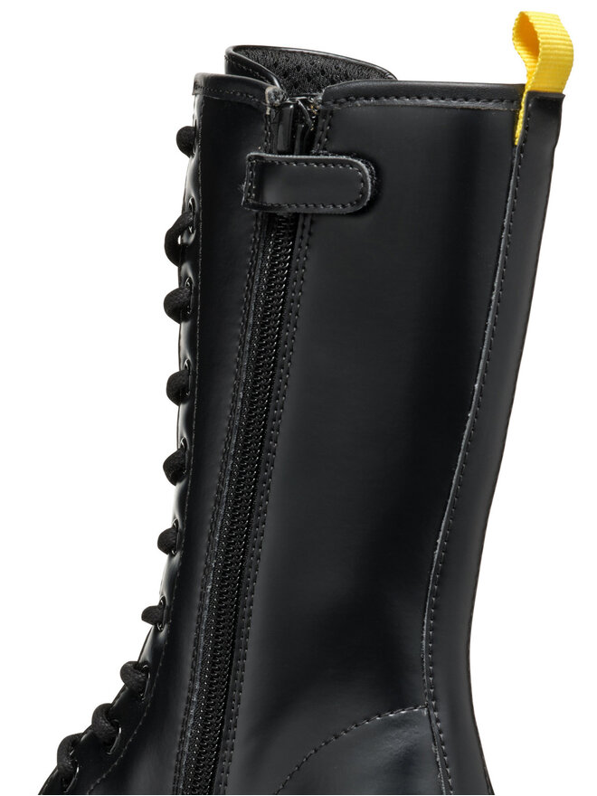 Geox Schnürstiefeletten Geox Maquinnens J46M6C 000CN C9999 Schwarz