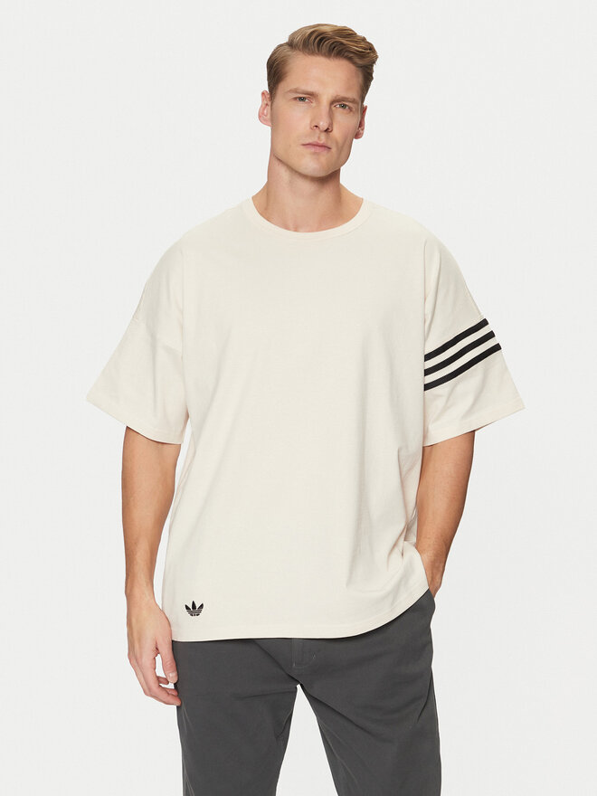 adidas adidas Camiseta Neuclassics JC9933 Écru Regular Fit