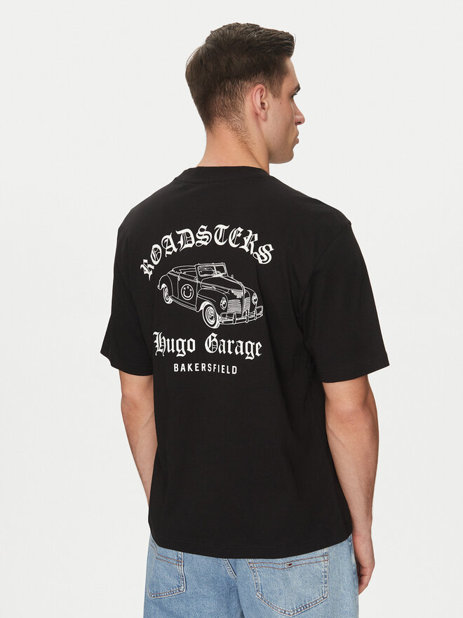 HUGO HUGO T-Shirt Natopu 50536104 Μαύρο Regular Fit