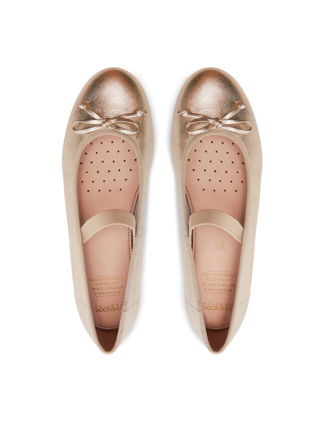 Geox Ballerinas Geox Jr Plie' J4555D 00044 C2010 D Goldfarben