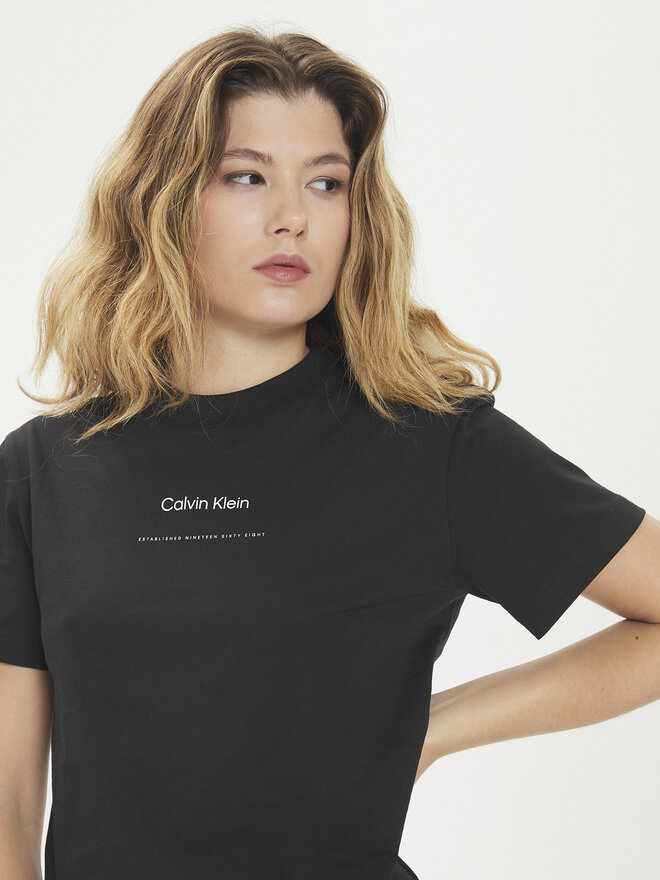 Calvin Klein Calvin Klein T-Shirt Multi Logo K20K207215 Μαύρο Regular Fit