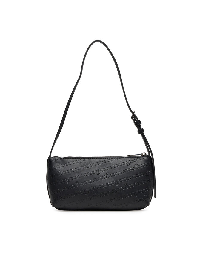 Tommy Jeans Handtasche Tommy Jeans Tjw Must Aop Shoulder Bag AW0AW17867 Schwarz