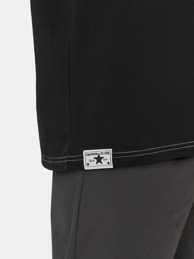 Converse Converse Marškinėliai Sketch 10027256-A03 Juoda Standard Fit