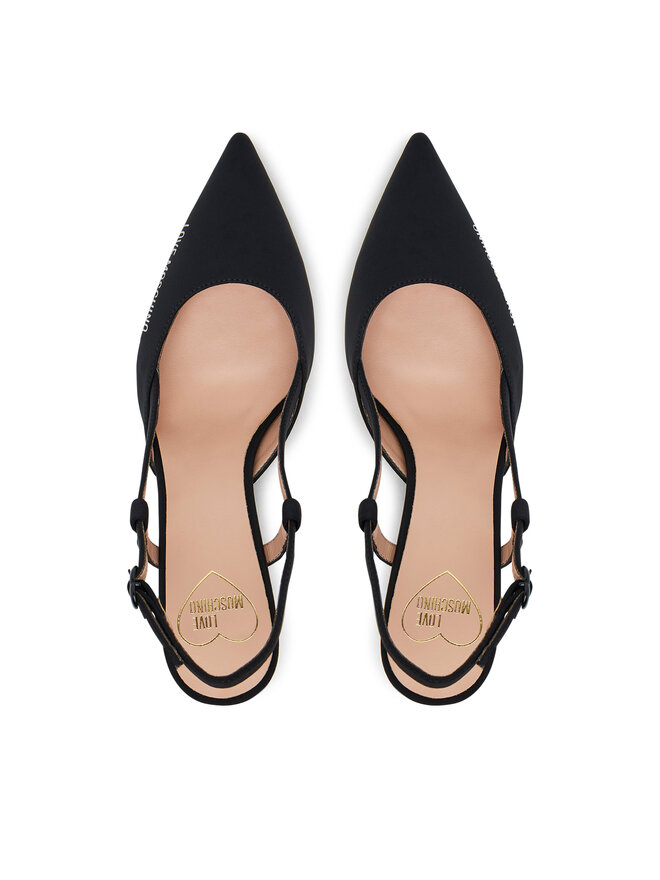 LOVE MOSCHINO Сандали LOVE MOSCHINO JA10267G1NIMX00040 Черен