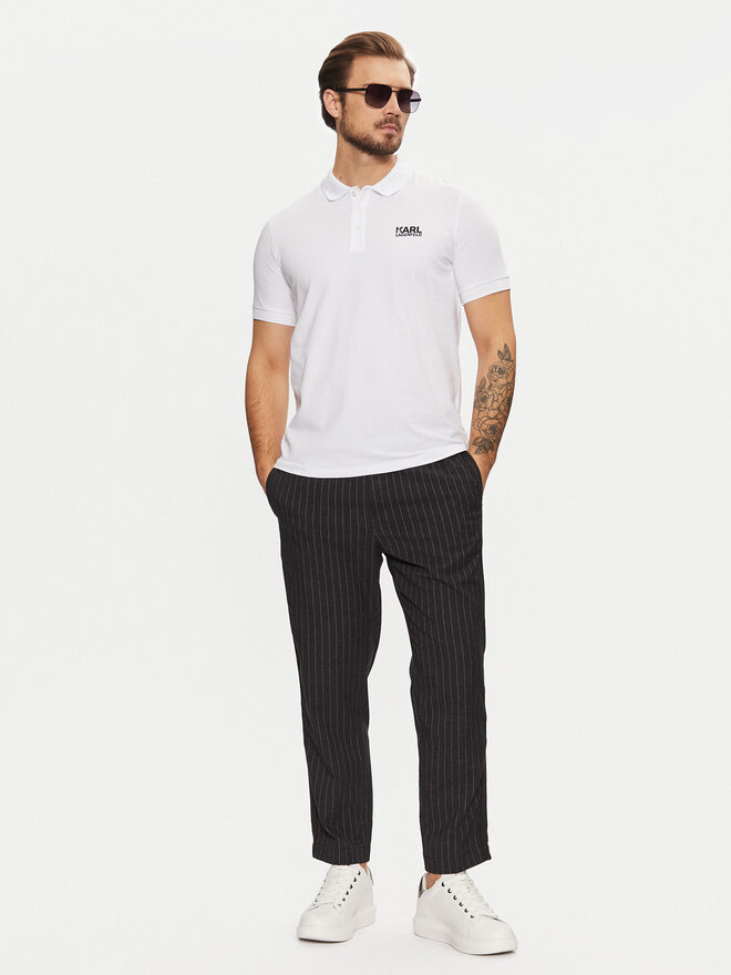 KARL LAGERFELD KARL LAGERFELD Poloshirt 745088 551235 Weiß Regular Fit