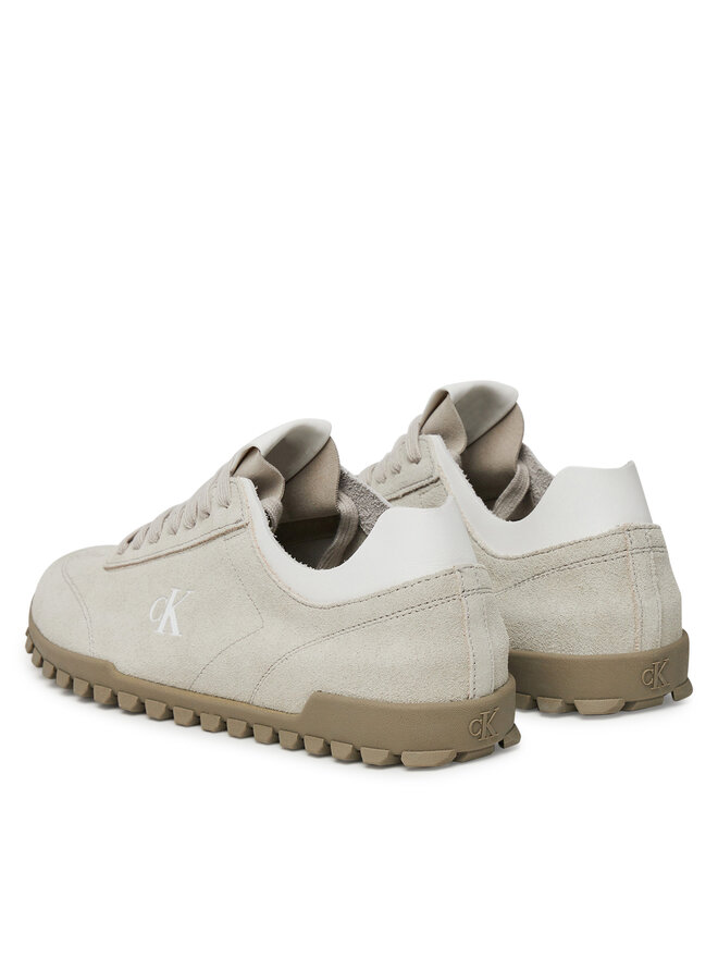 Calvin Klein Jeans Sneakersy Calvin Klein Jeans Low Profile Runner Mg Sue YW0YW01898 Béžová