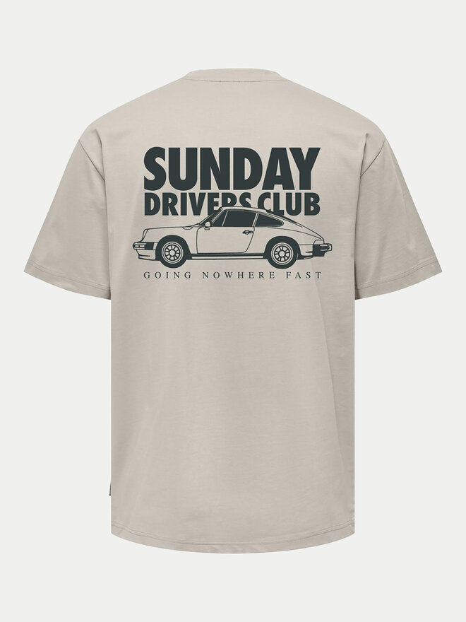Only & Sons Only & Sons Camiseta Bowen 22032071 Beis Relaxed Fit