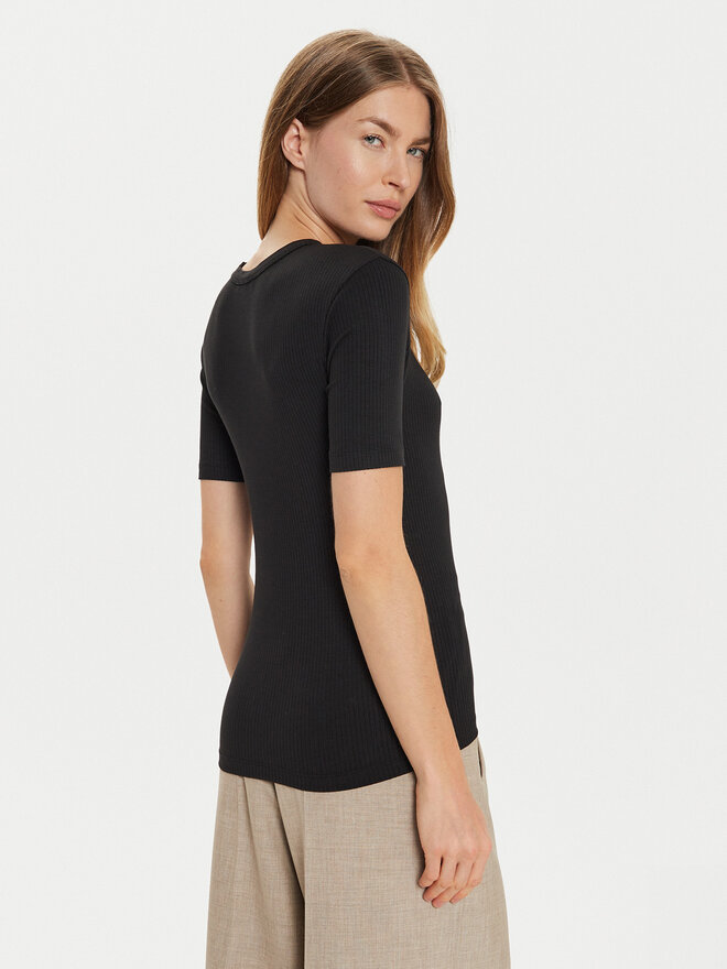 Tommy Hilfiger Tommy Hilfiger T-Shirt WW0WW43918 Schwarz Slim Fit