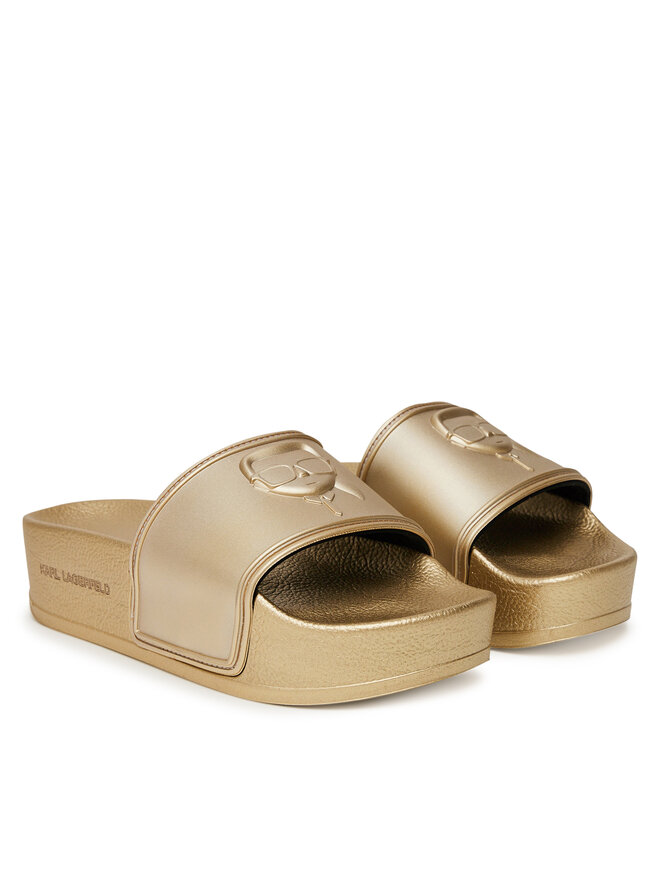 KARL LAGERFELD Natikači KARL LAGERFELD Kondo Maxi KL80819M Zlata