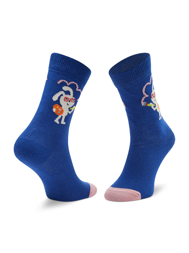 Happy Socks Set di 2 paia di calzini lunghi da bambini Happy Socks KCLO02-6300 Multicolore