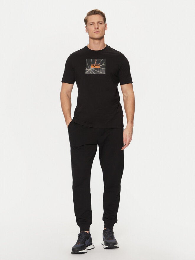 BOSS BOSS Camiseta Injungle 50535112 Negro Regular Fit